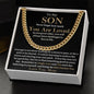 To My Son | Cuban Necklace