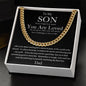 To My Son/Dad/Cuban Link Chain