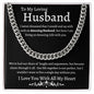 To My Husband/ Cuban Chain