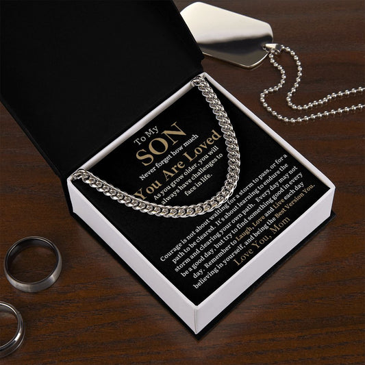 To My Son | Cuban Necklace