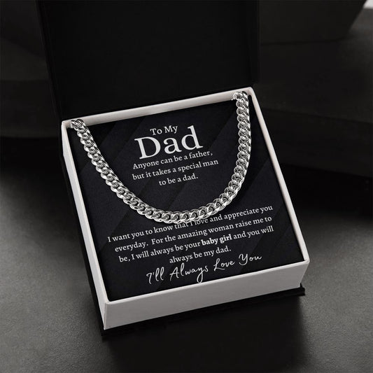 To My Dad | Cuban Link Chain