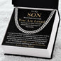 To My Son | Cuban Necklace