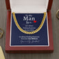 To My Man Can't Live Without | Cuban Link Chain