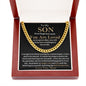 To My Son | Cuban Necklace