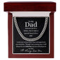 To My Dad |Cuban Link Chain