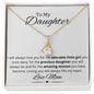 To My Daughter, Love Mom/Alluring Beauty Necklace