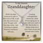 To My Dearest Granddaughter/ Alluring Beauty Necklace