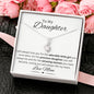 To My Daughter, Love Mom/Alluring Beauty Necklace
