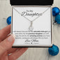 To My Daughter, Love Mom/Alluring Beauty Necklace