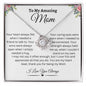 To My Amazing Mom | Love Knot Necklace