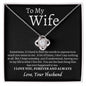 To My Wife | Love Knot Necklace