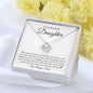 To My Beautiful Daughter | Love Knot Necklace