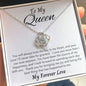 To My Queen | Love Knot Necklace