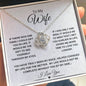 To My Wife/ Love Knot Necklace