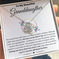 My Beautiful Granddaughter/ Love Knot Necklace