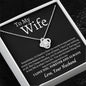 To My Wife | Love Knot Necklace