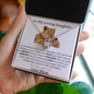 To My Loving Daughter/Love Knot Necklace