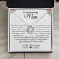 To My Amazing Mom | Love Knot Necklace