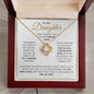 To My Daughter | Love Knot Necklace