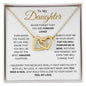 To My Daughter | Interlocking Hearts