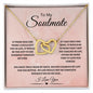 To My Soulmate/Interlocking Hearts Necklace
