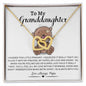 To My Granddaughter | Interlocking Hearts Necklace