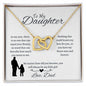 To My Daughter from Dad | Interlocking Hearts