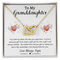 To My Granddaughter | Interlocking Hearts