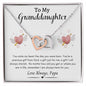 To My Granddaughter | Interlocking Hearts