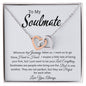 To My Soulmate | Interlocking Hearts