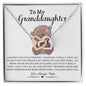 To My Granddaughter | Interlocking Hearts Necklace