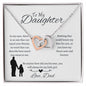 To My Daughter from Dad | Interlocking Hearts