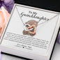 To My Granddaughter | Interlocking Hearts Necklace