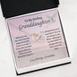 To My Darling Granddaughter | Interlocking Hearts