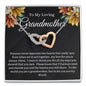 To My Loving Grandmother | Interlocking Hearts