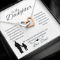 To My Daughter from Dad | Interlocking Hearts