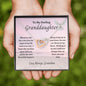 To My Darling Granddaughter | Interlocking Hearts