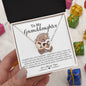To My Granddaughter | Interlocking Hearts Necklace