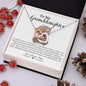 To My Granddaughter | Interlocking Hearts Necklace