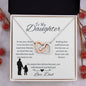 To My Daughter from Dad | Interlocking Hearts