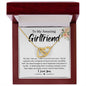 To My Amazing Girlfriend | Interlocking Heart Necklace