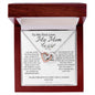 To My First Love My Mom | Interlocking Necklace