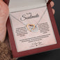 To My Soulmate/Interlocking Hearts Necklace
