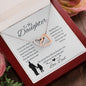 To My Daughter from Dad | Interlocking Hearts