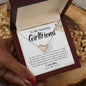 To My Amazing Girlfriend | Interlocking Heart Necklace
