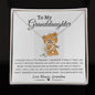 To My Granddaughter | Delicate Heart Necklace