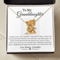 To My Granddaughter | Delicate Heart Necklace