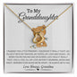 To My Granddaughter | Delicate Heart Necklace
