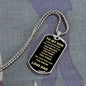 To My Son Always Remember Dog Tag