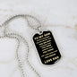 To My Son Always Remember Dog Tag